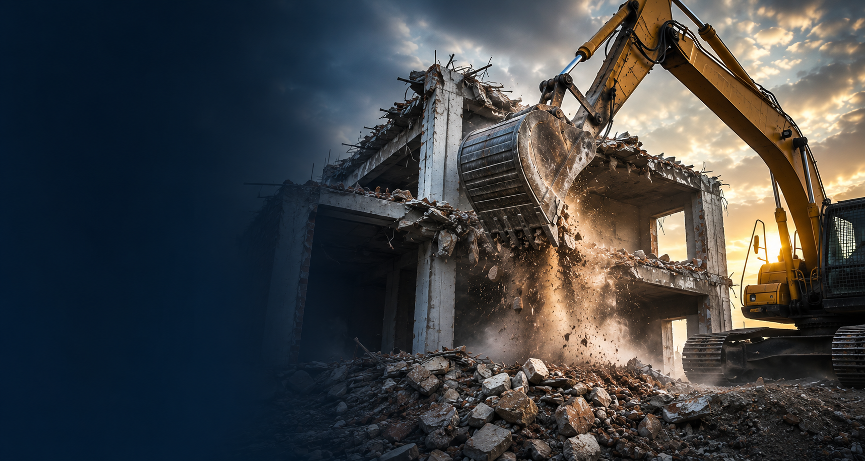 Demolition and removal construction service